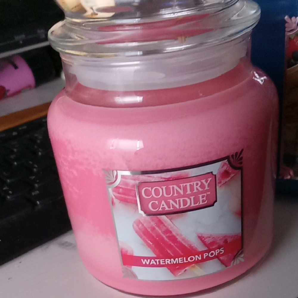 Watermelon Pops Jar Candle - Pink